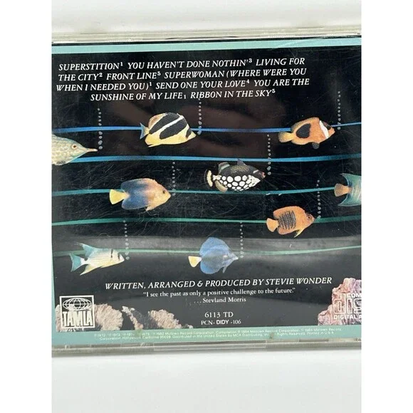 Original Musiquarium  I by Wonder, Stevie  Volume 1 and Volume 2 CD  d-33 - Picture 4 of 8